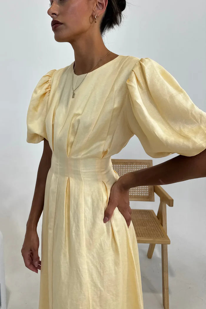Butter Yellow Air Maxi Kjole