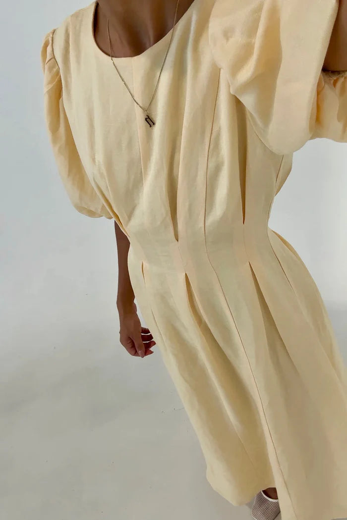 Butter Yellow Air Maxi Kjole
