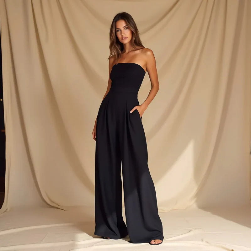 LUNA |STRAPLØS JUMPSUIT